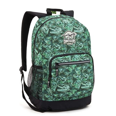 Mochila Masculina 18 Dinossauro Verde Seanite Mochilas Malas E Kits Escolares