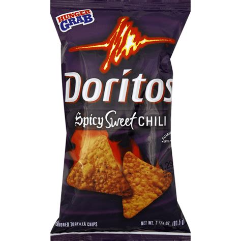 Doritos Tortilla Chips Spicy Sweet Chili Flavored Hunger Grab