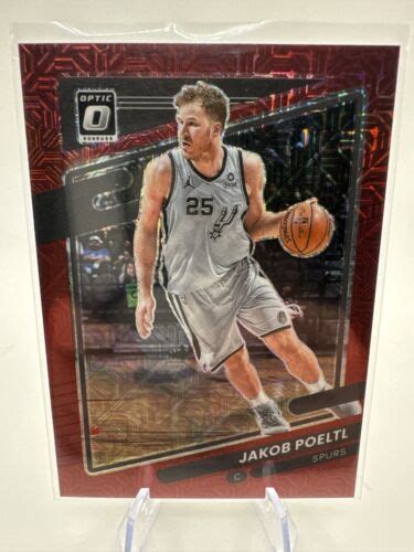 Panini Donruss Optic Choice Red Prizm Jakob Poeltl Ebay