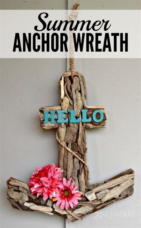 Anchor Wreath A Nautical Decor Idea For Summer