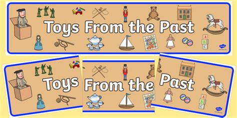 Free Toys From The Past Display Banner Traditional Tale Story
