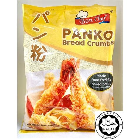 Panko White Bon Chef 1kg Bread Crumbs Halal Shopee Malaysia