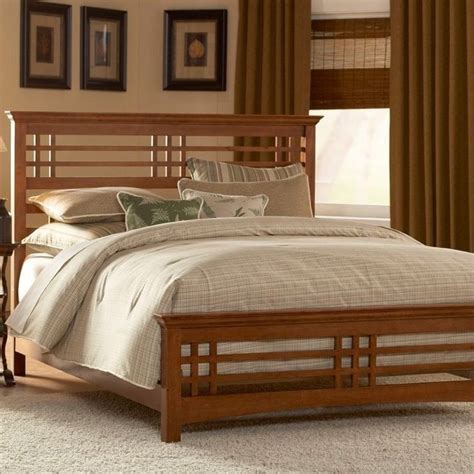 Craftsman Style Headboard Foter Modèles de lit en bois Lit en bois