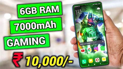 Top 3 Powerful Gaming Smartphone Under 10000 2021 7000mah Battery