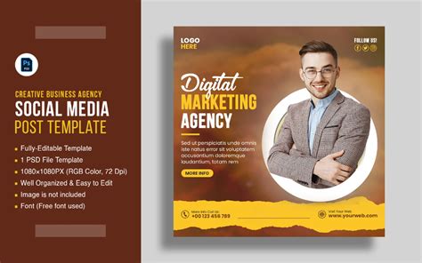 Digital Marketing Agency Social Media Post And Instagram Post Web