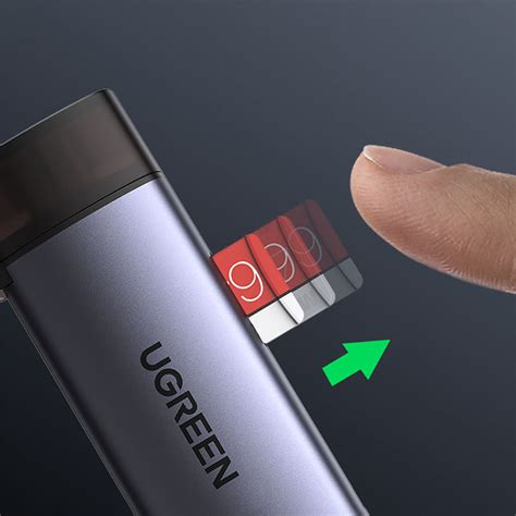 Ugreen 2 In 1 Portable TF SD Card Reader Adapter For USB USB C