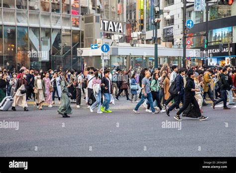 2023 Shibuya Crossing Scramble Tokyo City Worlds Busiest Crossing