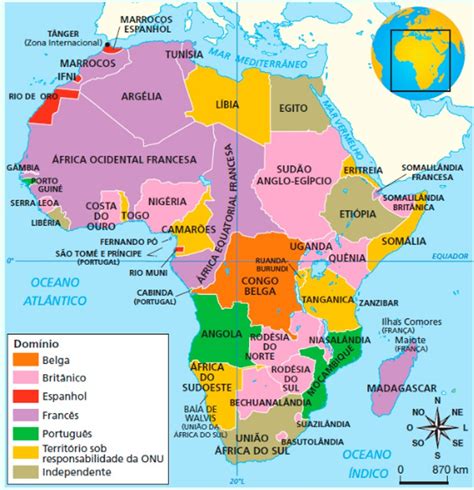 Europeus Que Ocuparam Territórios Na áfrica E Na América