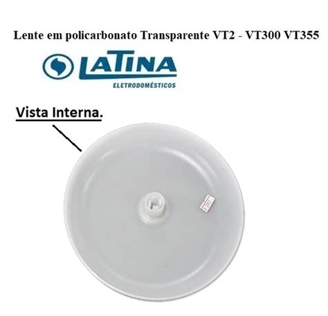 Globo Cúpula Plástica da Luminaria do Ventilador de Teto Latina VT VT VT Lente VT