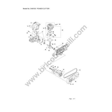 Makita Spare Parts For Power Cutters Ek8100ws