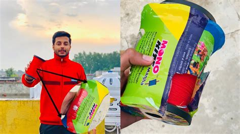 Monokitemanjha Unboxing Flying Big Kites Monofil Gold Vs