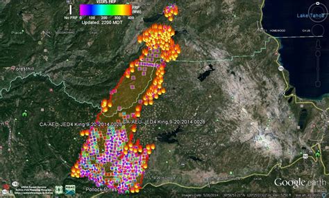 King Fire Growth Slows Containment Rises To 17 Percent