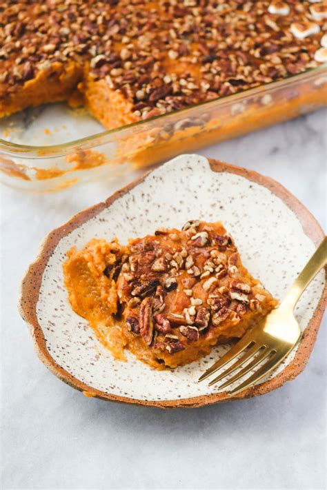 Healthy Sweet Potato Casserole Vegan From My Bowl