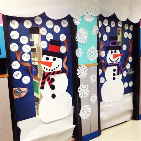 Snowman Classroom Door Ideas