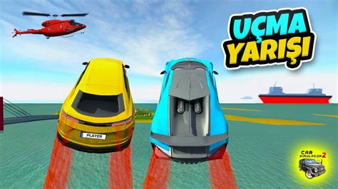 Süper Hızlı Arabalar ile Yeni Efsane Uçma Yarışması Car Simulator 2