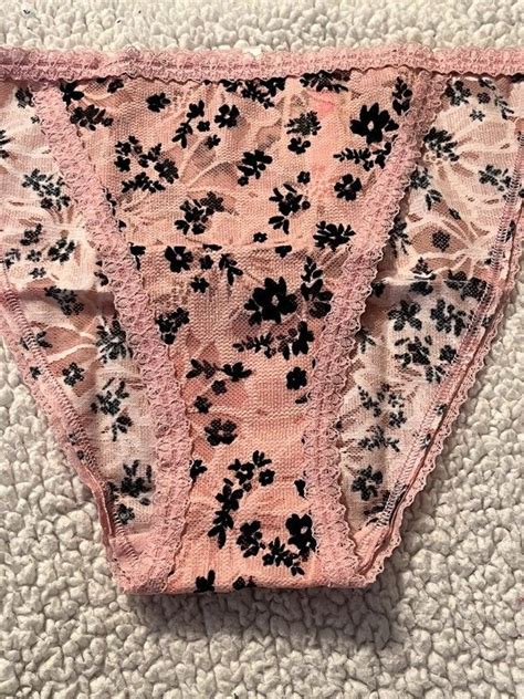 Victoria S Secret Pink Floral High Leg Bikini Underwear Women S