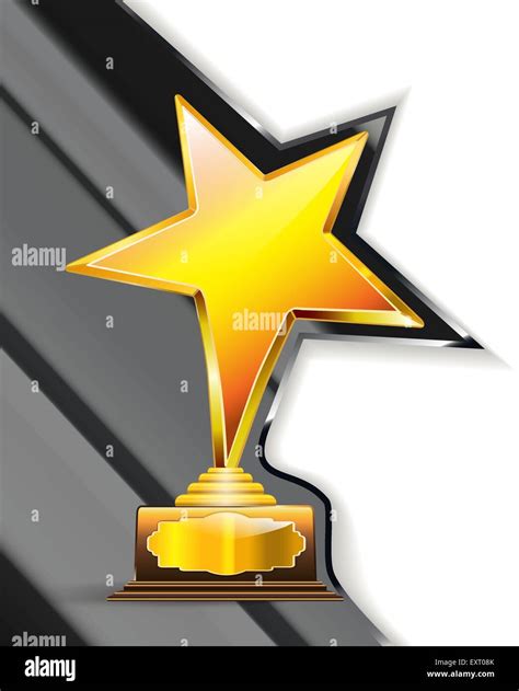 Golden Trophy Award Background Vector Stock Vector Image And Art Alamy