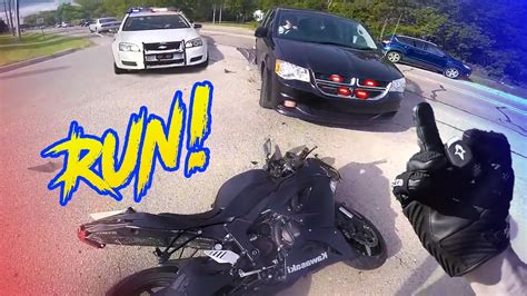 Police Chase Motorcycles Angry People Vs Dirt Bikers Best