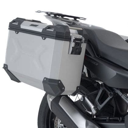 Valise Sw Motech Kit Complet Trax Adventure Gris L Motoblouz