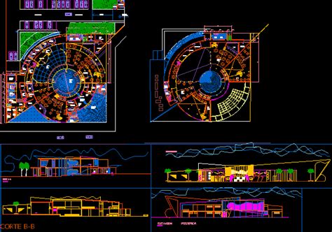 Discoteca En AutoCAD Librería CAD