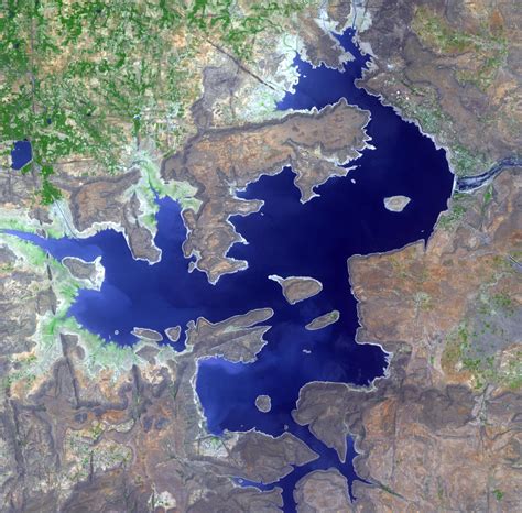 Nagarjuna Sagar Dam, India | NASA Jet Propulsion Laboratory (JPL)