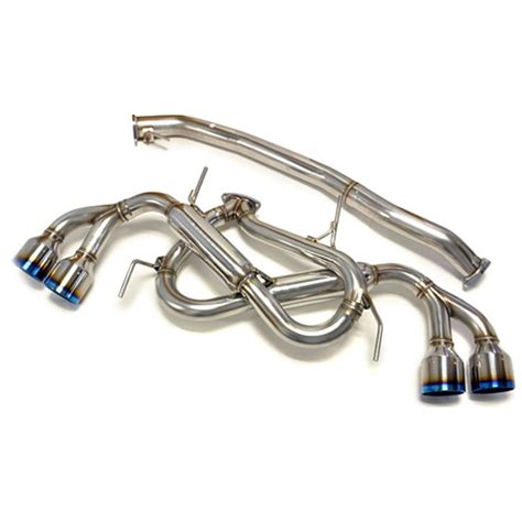 Hks Legamax Premium Exhaust Titanium Tip Flux Welds Nissan Skyline R35