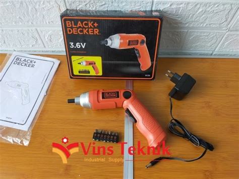 Jual Screwdriver Black Decker Bor Obeng Volt Di Lapak Vins