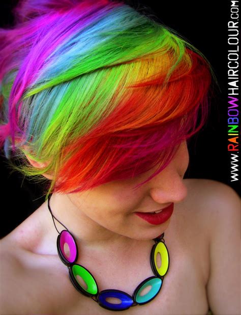 Rainbow Hair Art by littlehippy on DeviantArt