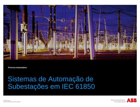 Pdf Sistemas De Automa O De Subesta Es Em Iec Pdf Fileiec