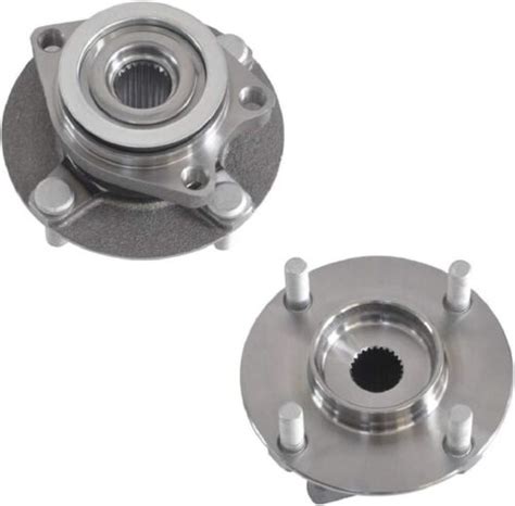 SET 2 Front Wheel Hubs Bearings Fits 2007 2011 Nissan Versa 4 Bolt W