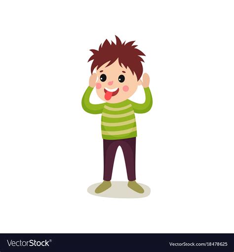 Boy Standing Up Clip Art