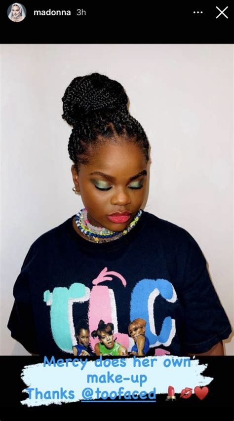 Madonna Shares Photos of Daughter Mercy James Makeup Look: Instagram