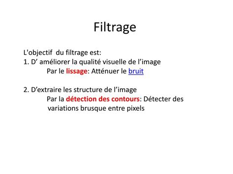 Ppt Filtrage Des Images Powerpoint Presentation Free Download Id