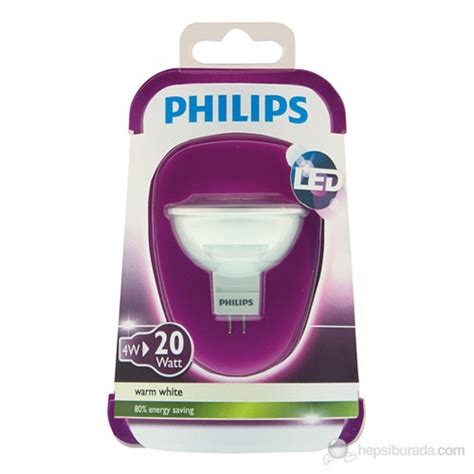 Philips Led 20w Gu5 3 Ww 12v Mr16 36d Sarı Işık Fiyatı