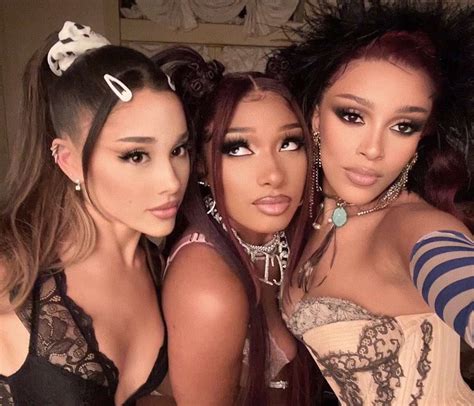 Ariana Grande Doja Cat And Megan Thee Stallion Tease Video