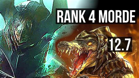 Mordekaiser Vs Renekton Top Rank 4 Morde Legendary 10 3 8 Kr