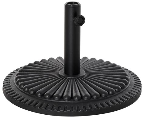 Pied De Parasol Base De Lestage Parasol Rond Ciment Hdpe Motif Rosace