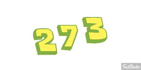 273 Number Animated  Logo Designs