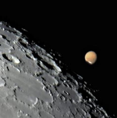 Moon Mars Glorious On October 2 Tonight Earthsky