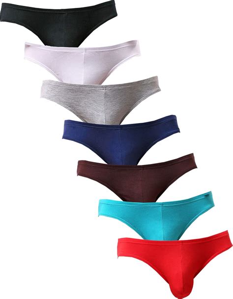 Mens Bikini Underwear Silky Modal Microfiber Briefs At Amazon Mens Clothing Store