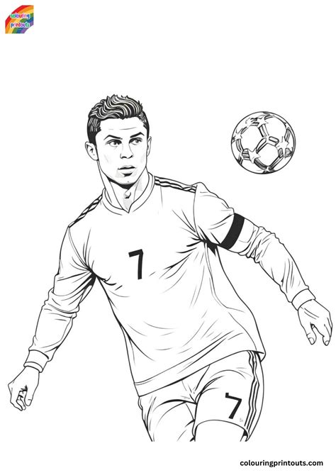 Ronaldo Colouring Sheets Free Pdf Printables