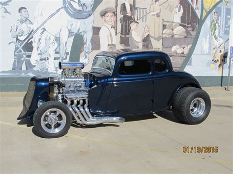 Ford Window Coupe Steel Body And Supercharged Hemi Hot Rod