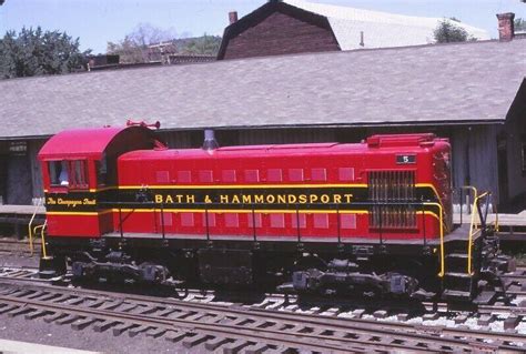 Bath And Hammondsport 5 Alco S1 Wow Bath Ny 1971 35mm Slide