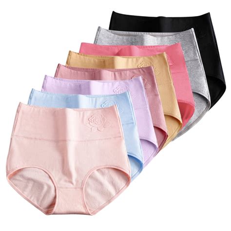 High Waist Postpartum Panties For Women Cotton Underwear Full Coverage Soft Comfortable Briefs