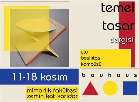 Bauhaus 100 Yılında Tasarım Festivali Temel Tasar Mimari Tasarım 1