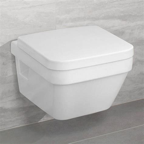 Villeroy Boch Architectura Square Wall Hung Rimless Toilet Pan