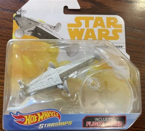 Buy Hot Wheels Star Wars Imperial Arrestor Cruiser Includes Flight Stand Starships Online At