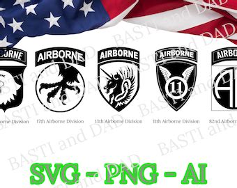 US Army 82nd Skull And Airborne Wings SVG PNG Ai And Jpeg Special