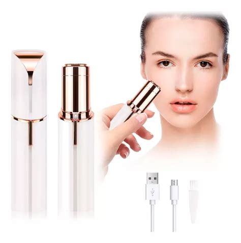 Depilador Facial Portátil Recargable Usb Forma De Labial Meses sin