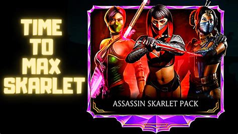 Mk Mobile Huge Assassin Pack Opening Will I Max Assassin Skarlet